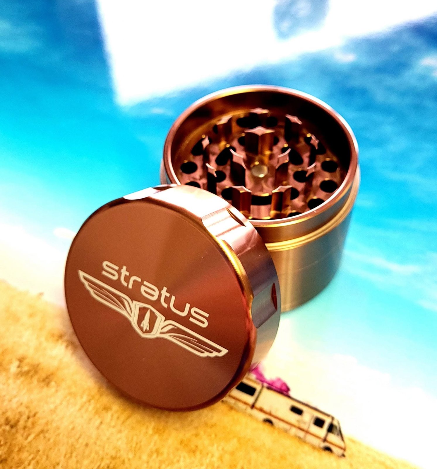 Stratus grinder in the shop
